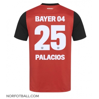 Billige Fotballdrakt Bayer Leverkusen Exequiel Palacios #25 Replika Hjemmedrakt 2024-25 Kortermet
